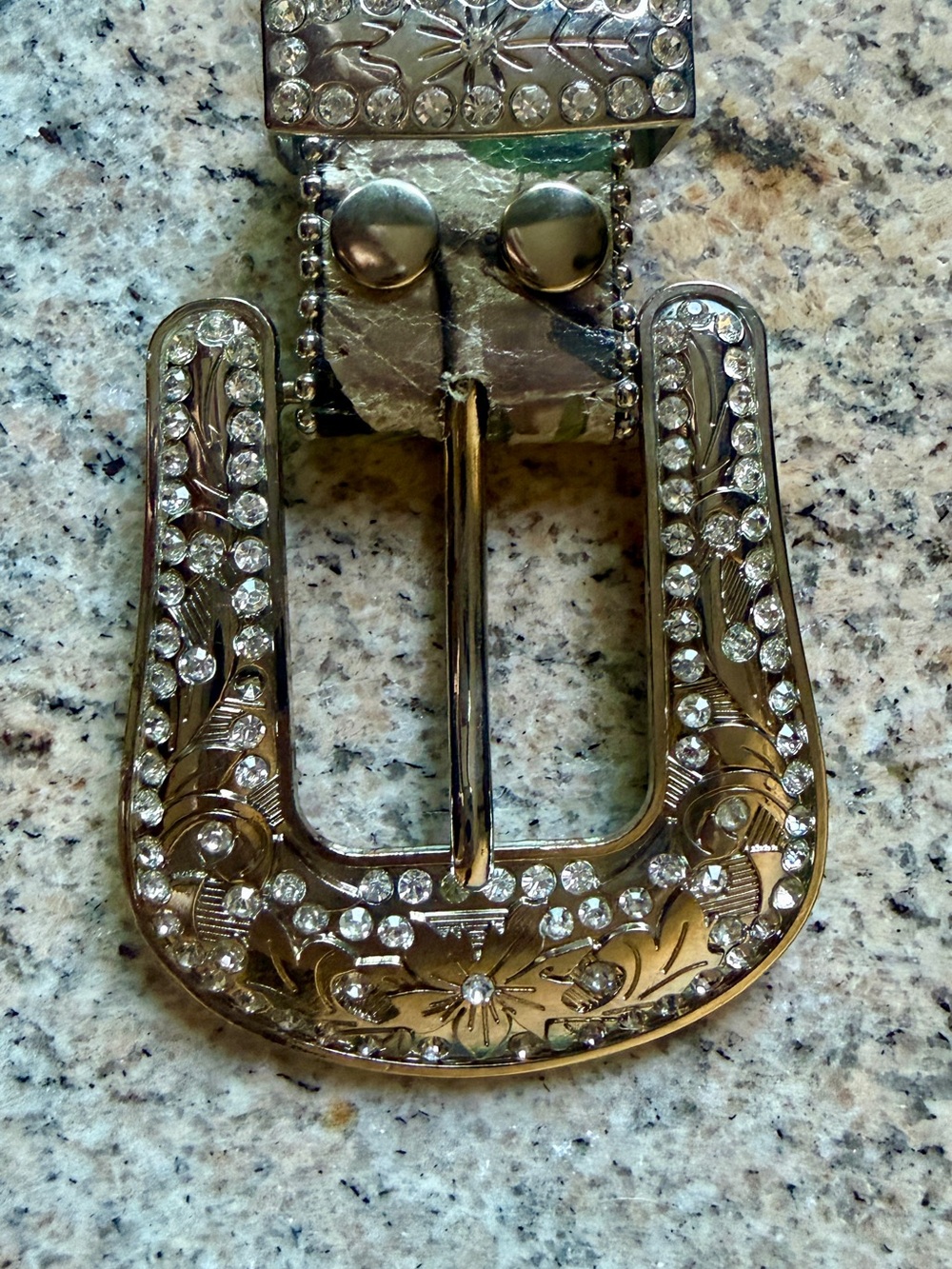 Rhinestone Embellished Camo Western Belt - Picture 11 of 14